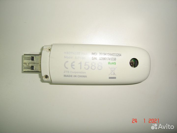 3G usb модем (ZTE MF 180)
