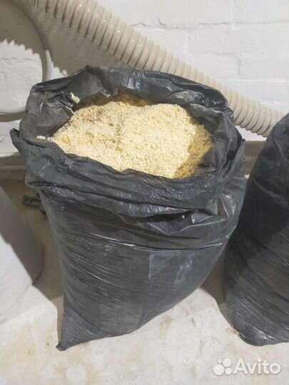 Опилки стружка в мешках