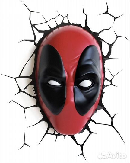Светильник 3D Марвел Deadpool