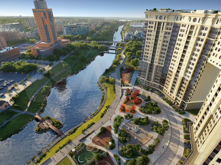 2-к. квартира, 87,2 м², 9/20 эт.