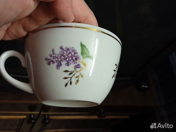 Чайные сервизы Дулево и Кузяево