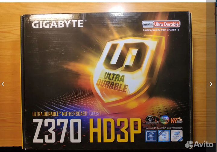 Материнсая платаGigabyte Z370 HD3P
