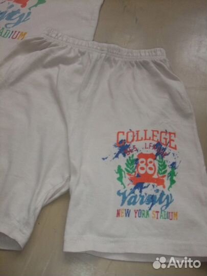 Костюм на лето или в садик носить.Рост 116