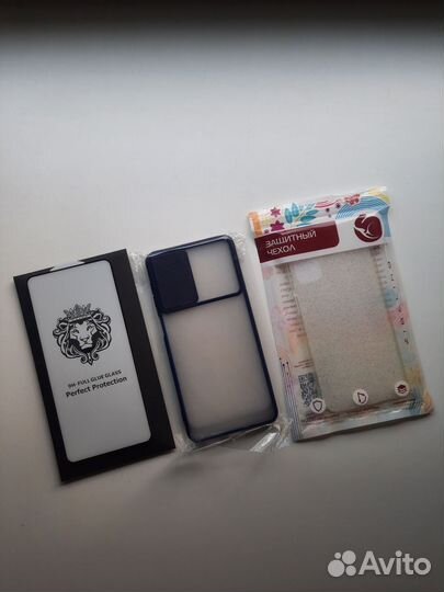 Samsung M52 чехлы, защитное стекло экран+камера