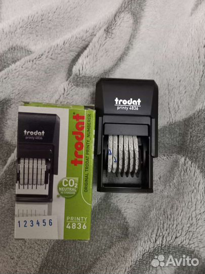 Нумератор Trodat, 3,8 мм, 6 разрядов, модель 4836