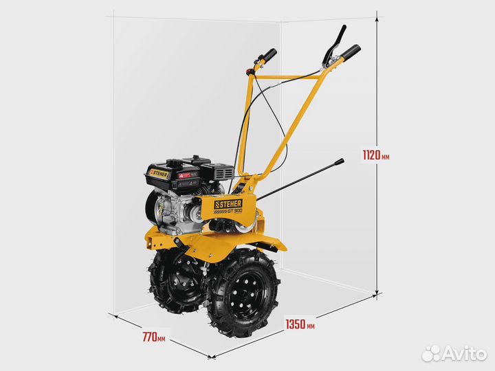 Мотоблок легкий Steher 7 л.с. (GT-300)