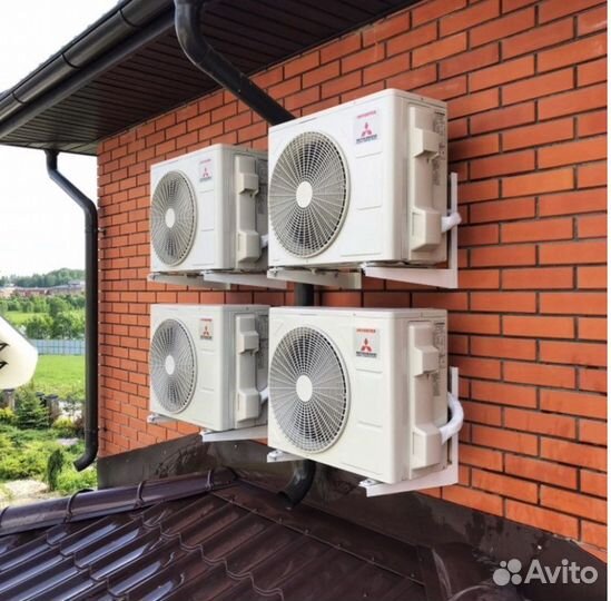 Кондиционеры,закладка трассы,монтаж,заправка