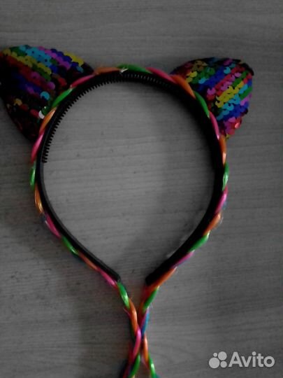 Ободок для волос день рождения новый год праздник