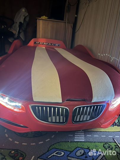 Кровать машинка с подсветкой