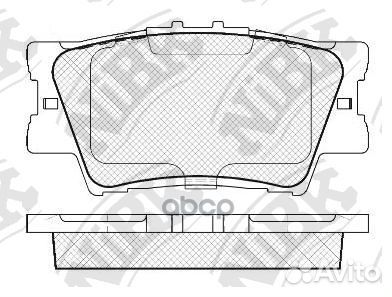 Колодки торм.зад. PN1522 NiBK