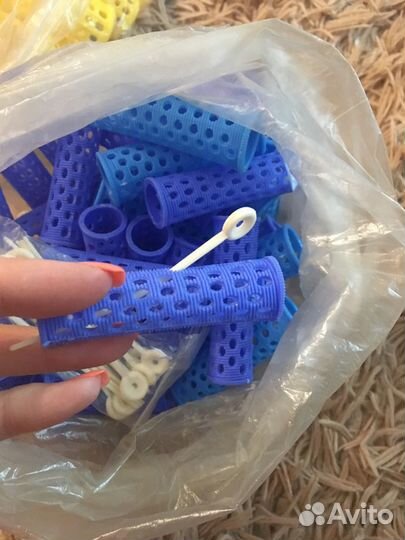 Бигуди пластмассовые