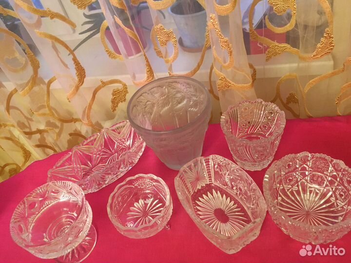 Хрустальная посуда СССР