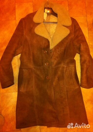 Классическая дубленка, р. 46-48. Болгария