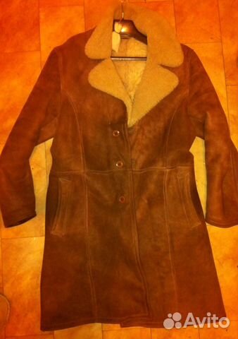 Классическая дубленка, р. 46-48. Болгария