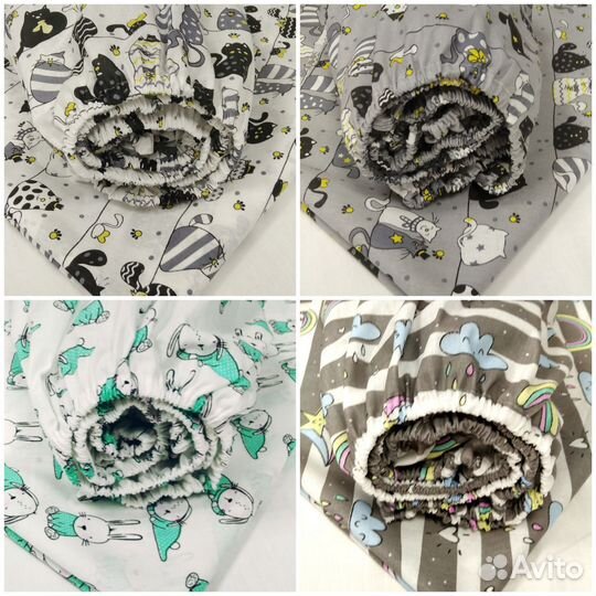 Простынь на резинке детские и взрослые