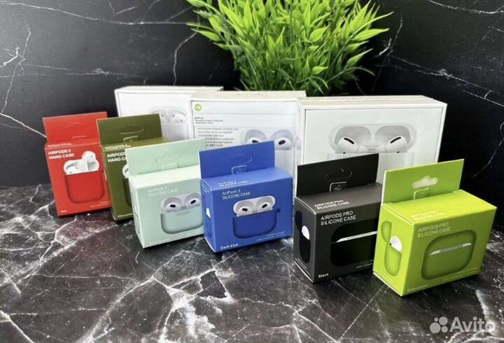 AirPods Pro 2/ AirPods 2/ AirPods 3 + чехол