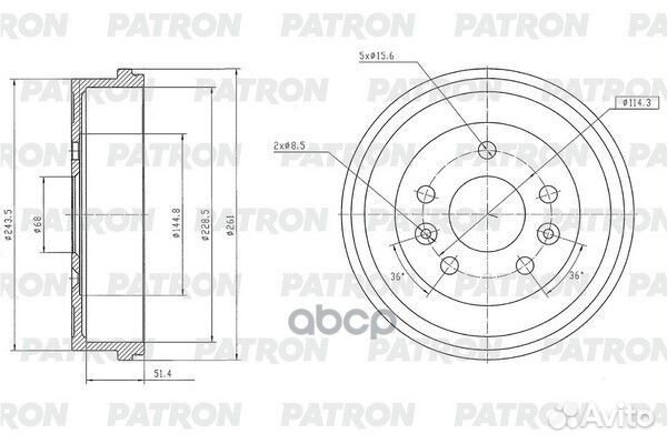 Барабан тормозной renault Duster 4x4 / Kaptur