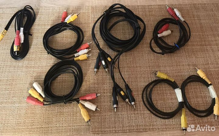 Кабель соединительный RCA, шнур, провод пальчики