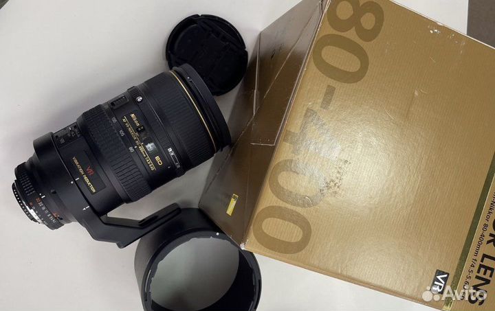Nikon 80-400 f/4.5-5.6 VR D ED, Новый
