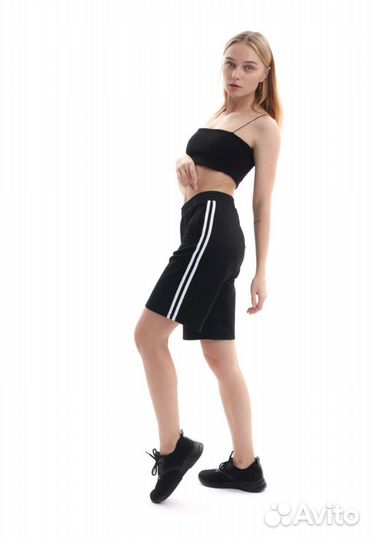 Шорты с ломпасами женские