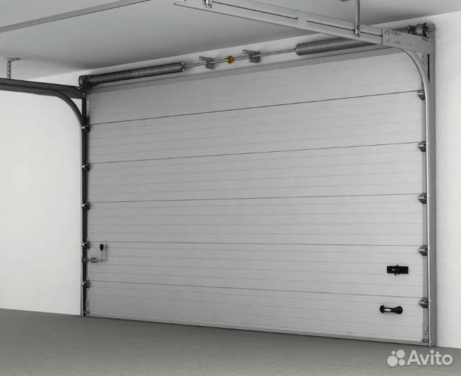 Секционные ворота для гаража монт-ж 1-2 дн