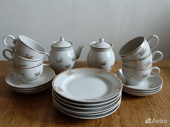 Чайный сервиз СССР дулево