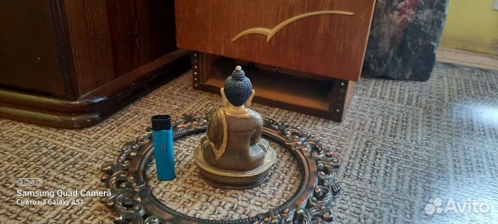 Будда бронза с позолотой непал 2004 год в орске