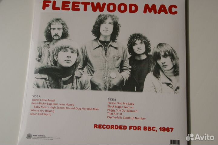 Пластинка Fleetwood Mac Recorded For Bbc 1967 new