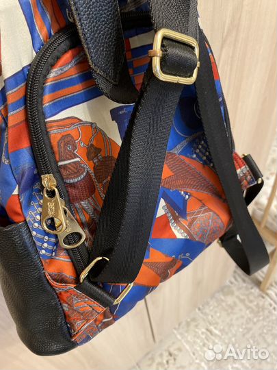 Рюкзак Nano de la rosa ткань/кожа