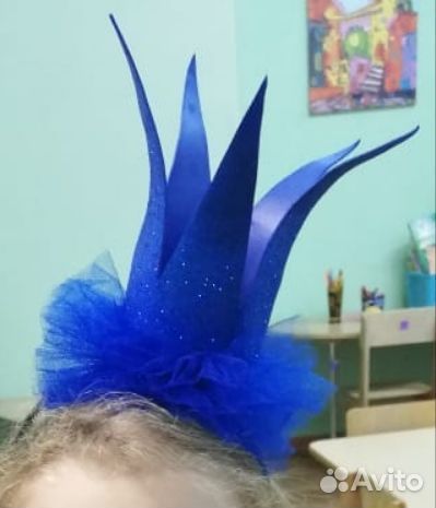 Корона тиара диадема ободок снежинка