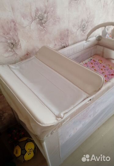 Кровать-манеж Lorelli Torino 2 Plus бежевый