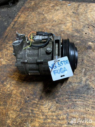 Компрессор кондиционера VQ35de nissan fuga 51