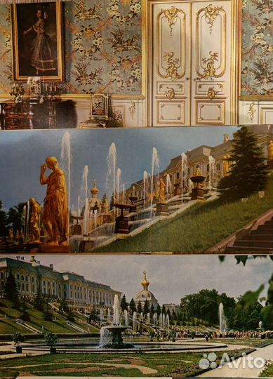Фотоальбом СССР открытки Петродворец 1976 г
