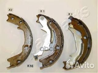 GF-K16AF Колодки ст.тормоза hyundai getz 03-06