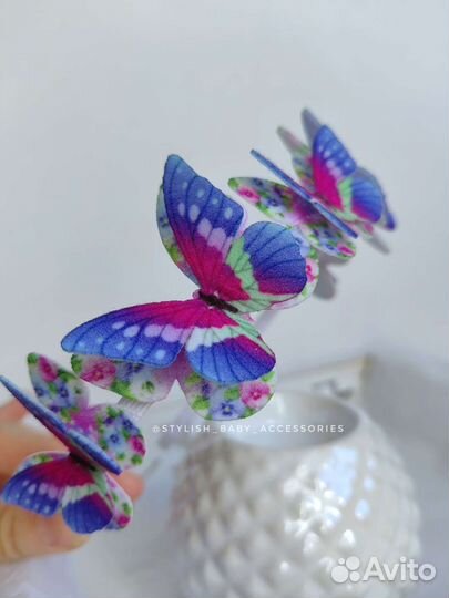 Ободок для волос ручной работы 