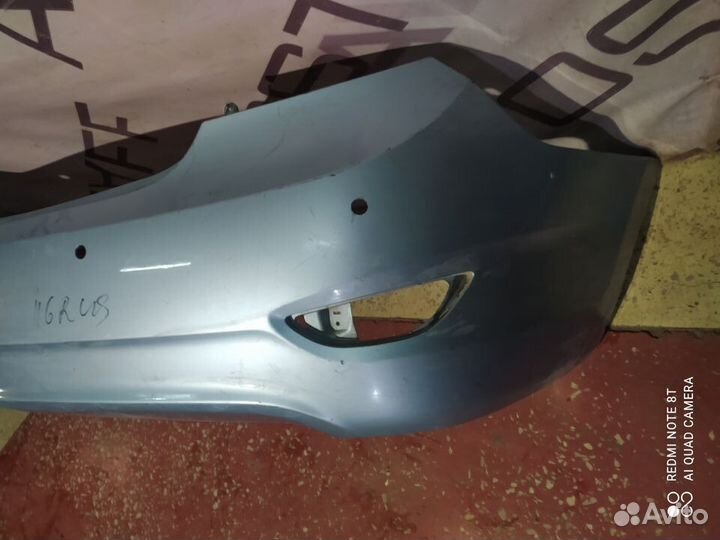 Бампер задний Hyundai Solaris 1 до рестайлинг