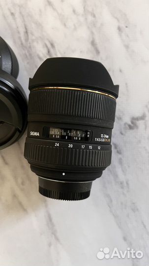 Объектив sigma 12-24 mm, f 4,5-5,6 nikon
