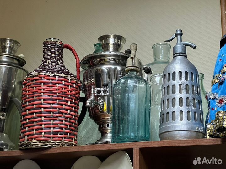 Старинные бутылки, пузырьки