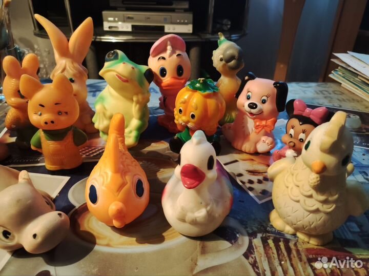 Игрушки резиновые