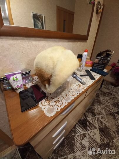 Шапка норковая женская 56