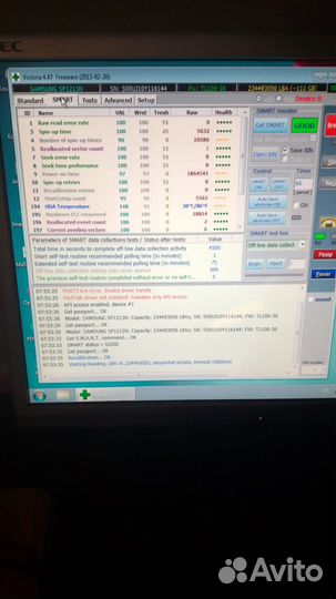 Жесткий диск Samsung 120 Gb 7200rpm IDE (с бэдами)