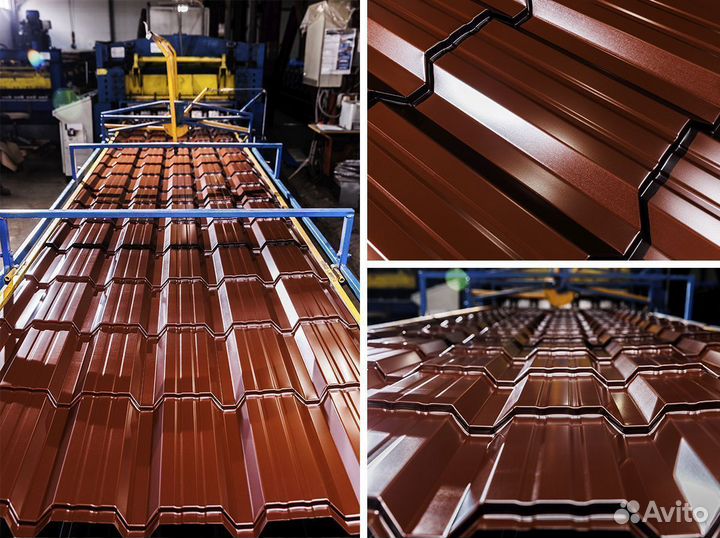 Металлочерепица / Монтеррей / Каскад / Профнастил