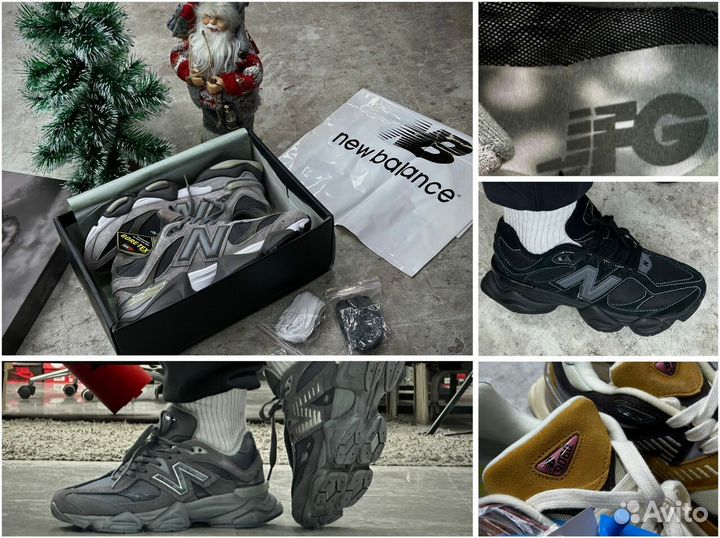 С Мембраной Кроссовки New Balance 9060D Gore-Tex Н