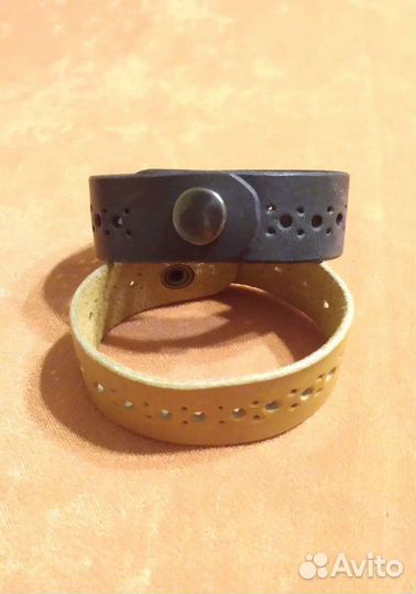 Браслеты кожаные