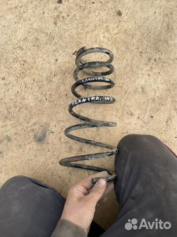 Пружина задняя Hyundai Elantra XD