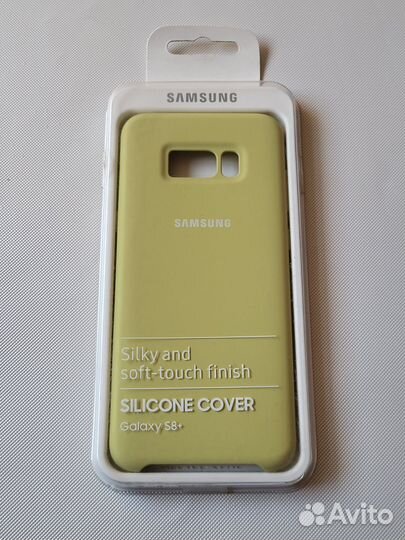 Чехол Silicone Cover на Samsung S8+ оригинал