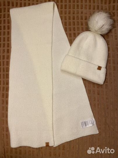 Комплект шапка и шарф для девочки