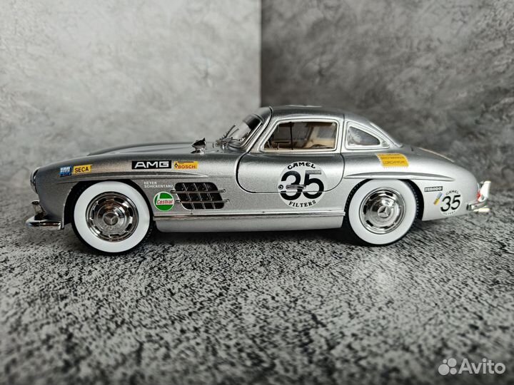 Машинка Металлическая Mercedes-Benz 300SL 1954 AMG