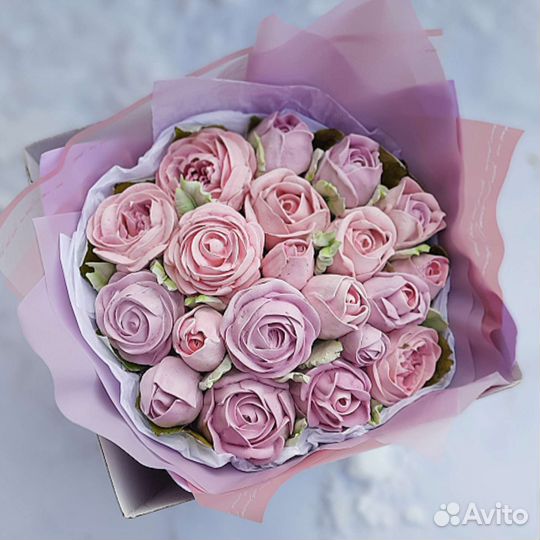 Зефирный букет Сладий подарок на день рождения