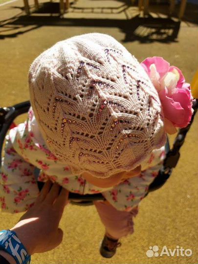 Шапочка для девочки 48-50 Noble People